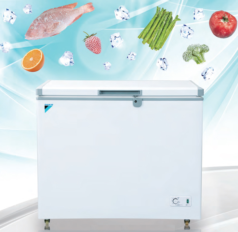 本物品質の ゆるゆるストアダイキン冷凍庫チェストフリーザー 業務用冷凍ストッカー 鍵付き 302L LBFG3AS